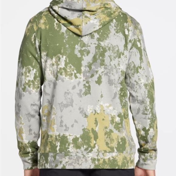 Alpine Hoodie Sweatshirt Mens XXL Sycamore Tree Moss Camo Green Grey - Picture 2 of 7